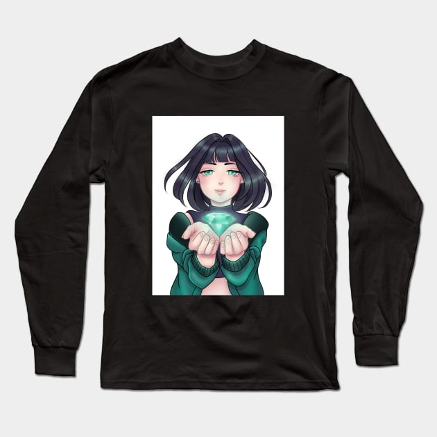 diamond girl Long Sleeve T-Shirt by Say_.aart